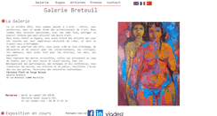Desktop Screenshot of galeriebreteuil.com
